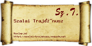 Szalai Trajánusz névjegykártya